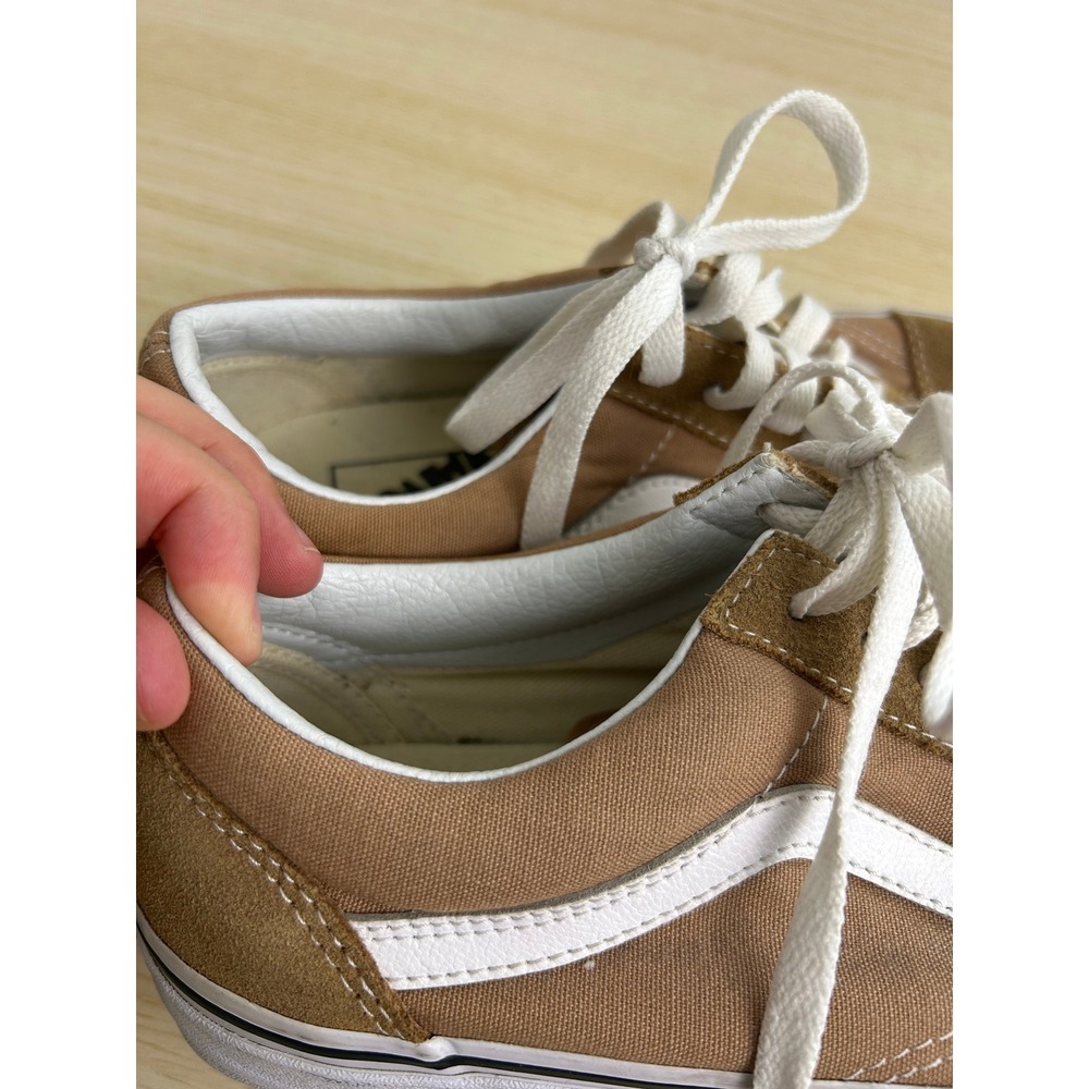 Vans Sneakers Size 9 Brown Walnut Old Skool Low Top Skate Shoes retro streetwear - Picture 2 of 10